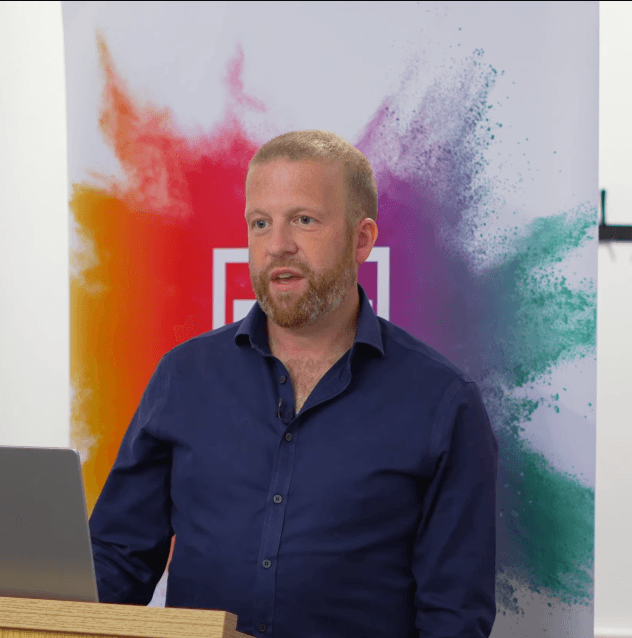 Ian Hardingham at the Founders & Funders event