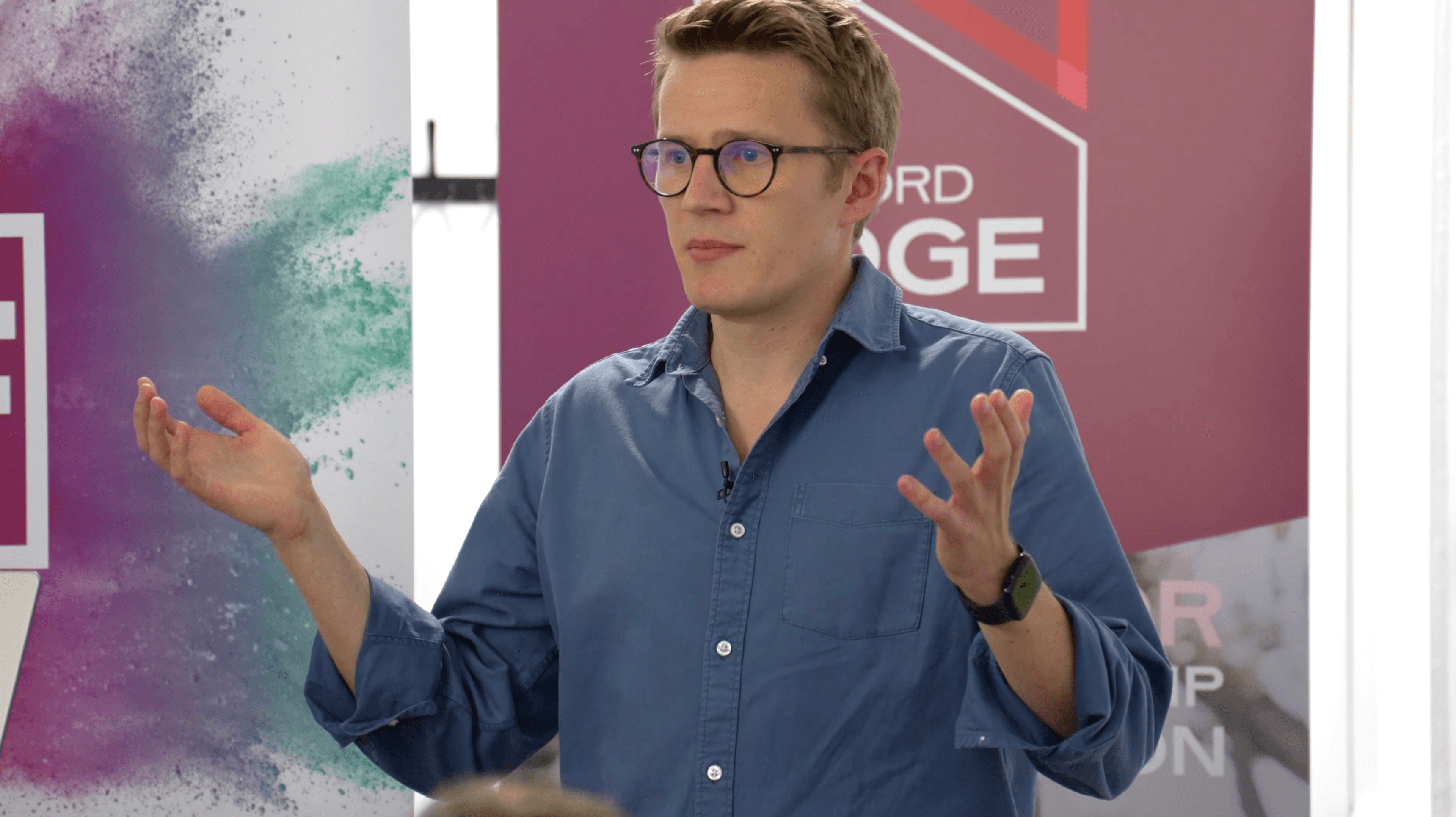Lukas Feddern speaking