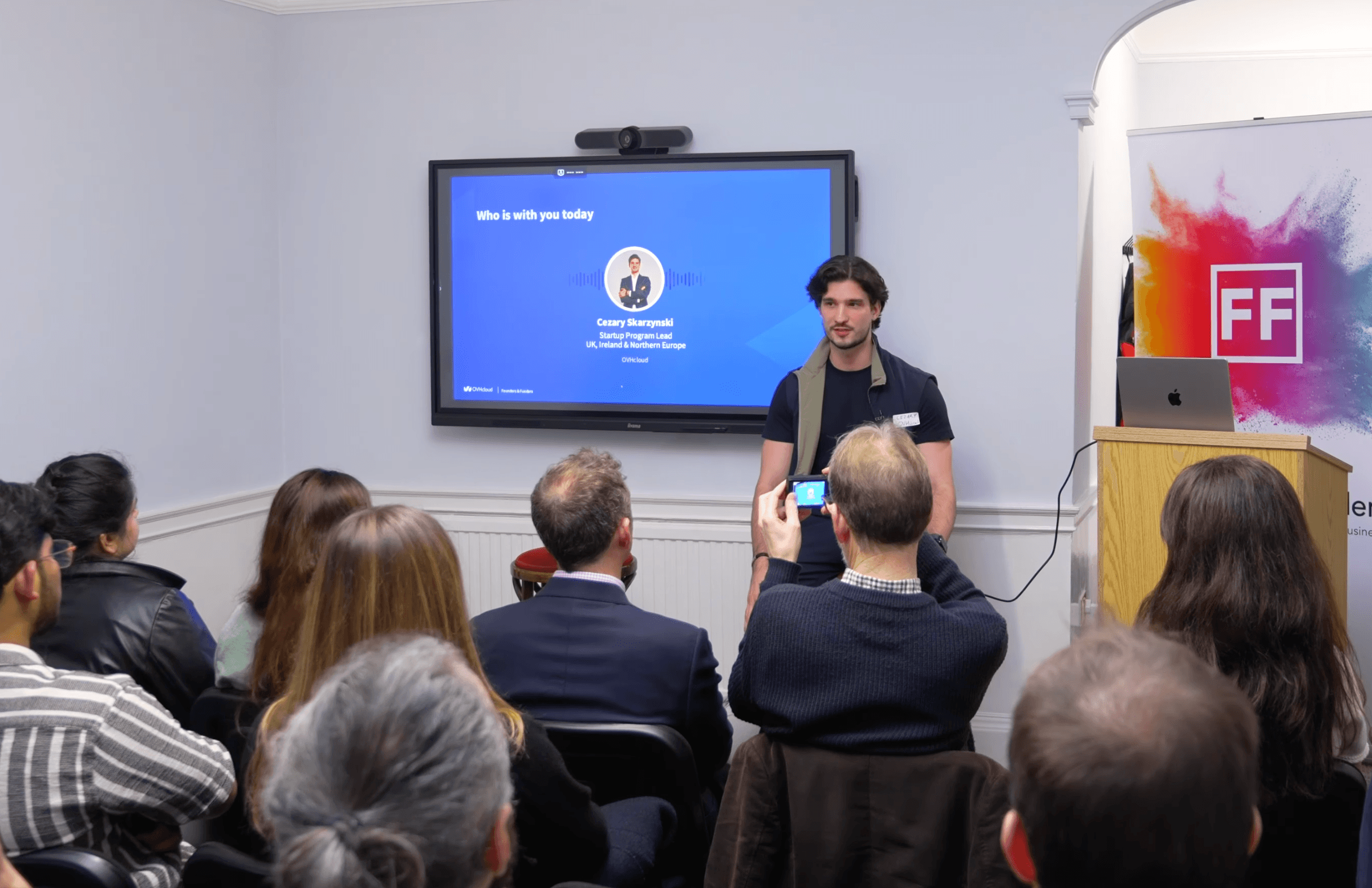 Cezary Skarżyński speaking