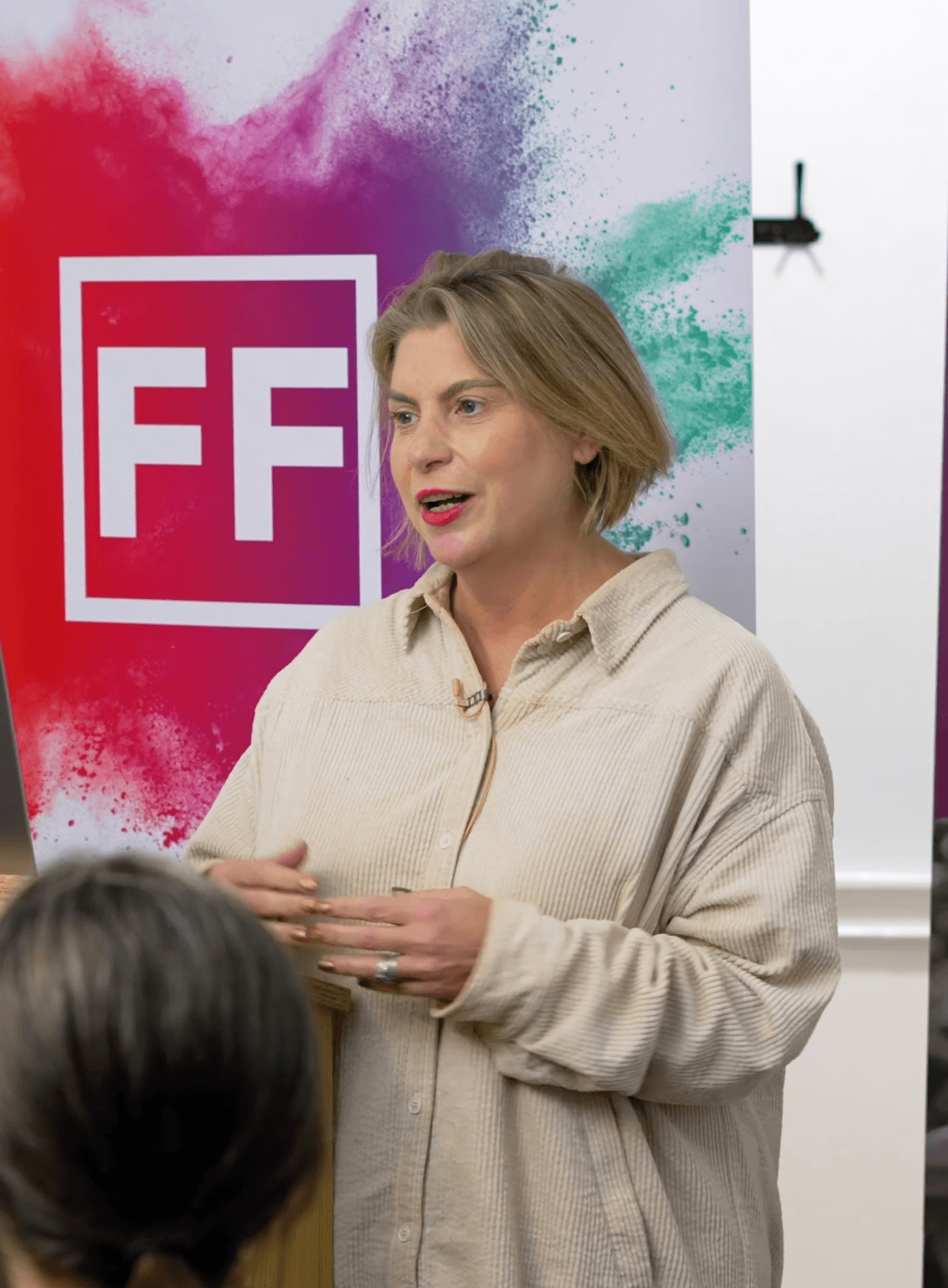 Nicola McConville speaking