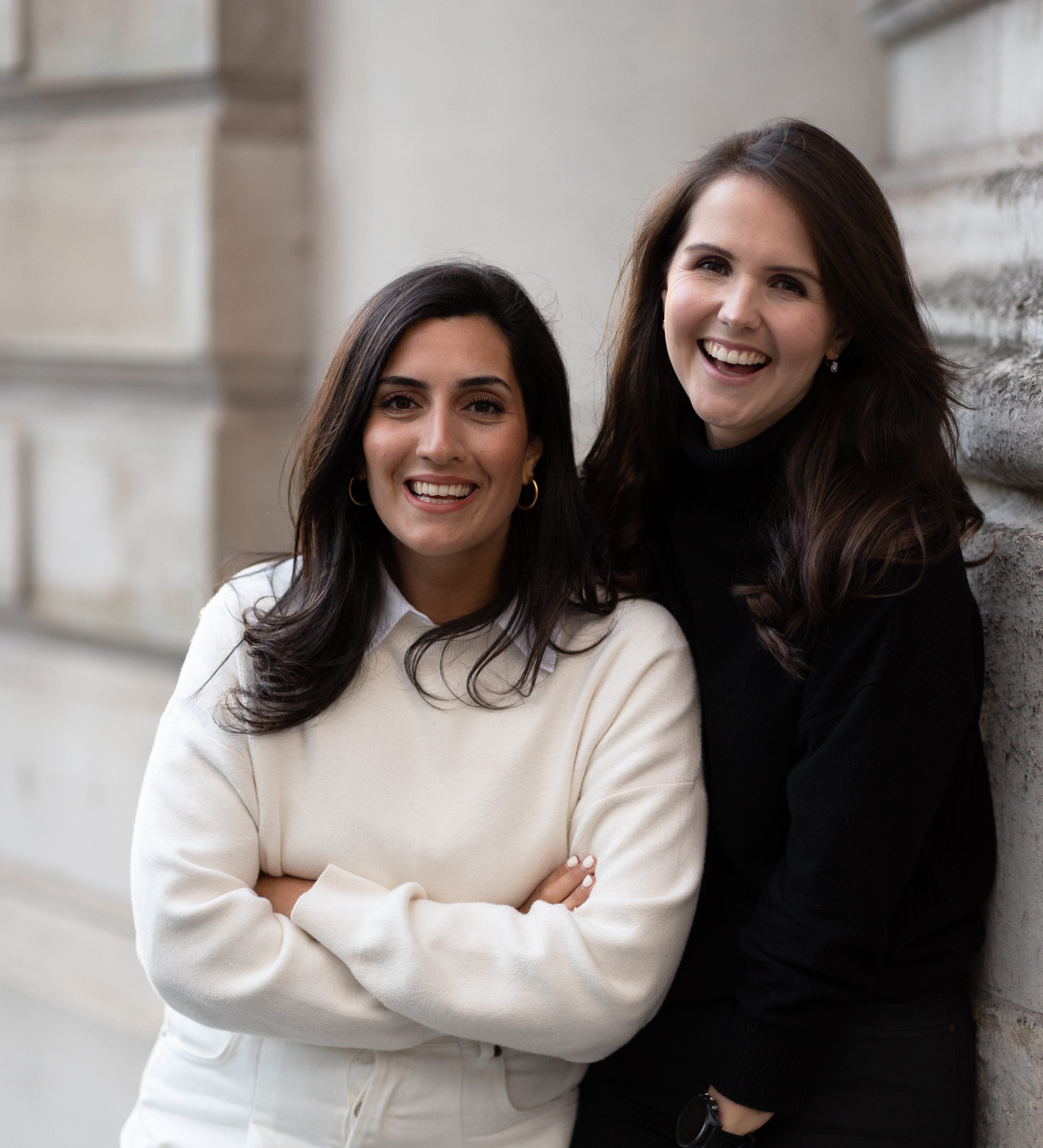 Jas Schembri-Stothart (left) and Jo Goodall, co-founders of luna